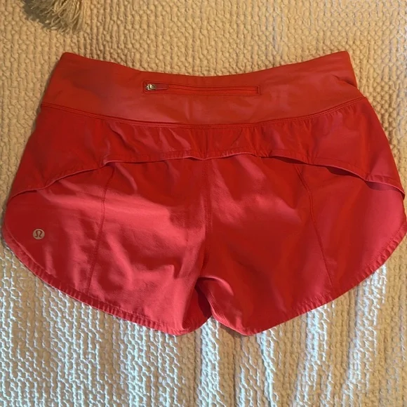 Lululemon speed up Shorts - Red Orange (6tall) - Picture 4 of 8